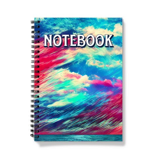 Stormy Sea Spiral Spiral Notebook