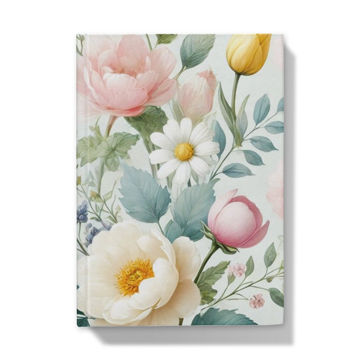 Spring Floral Patterns Hardback Journal