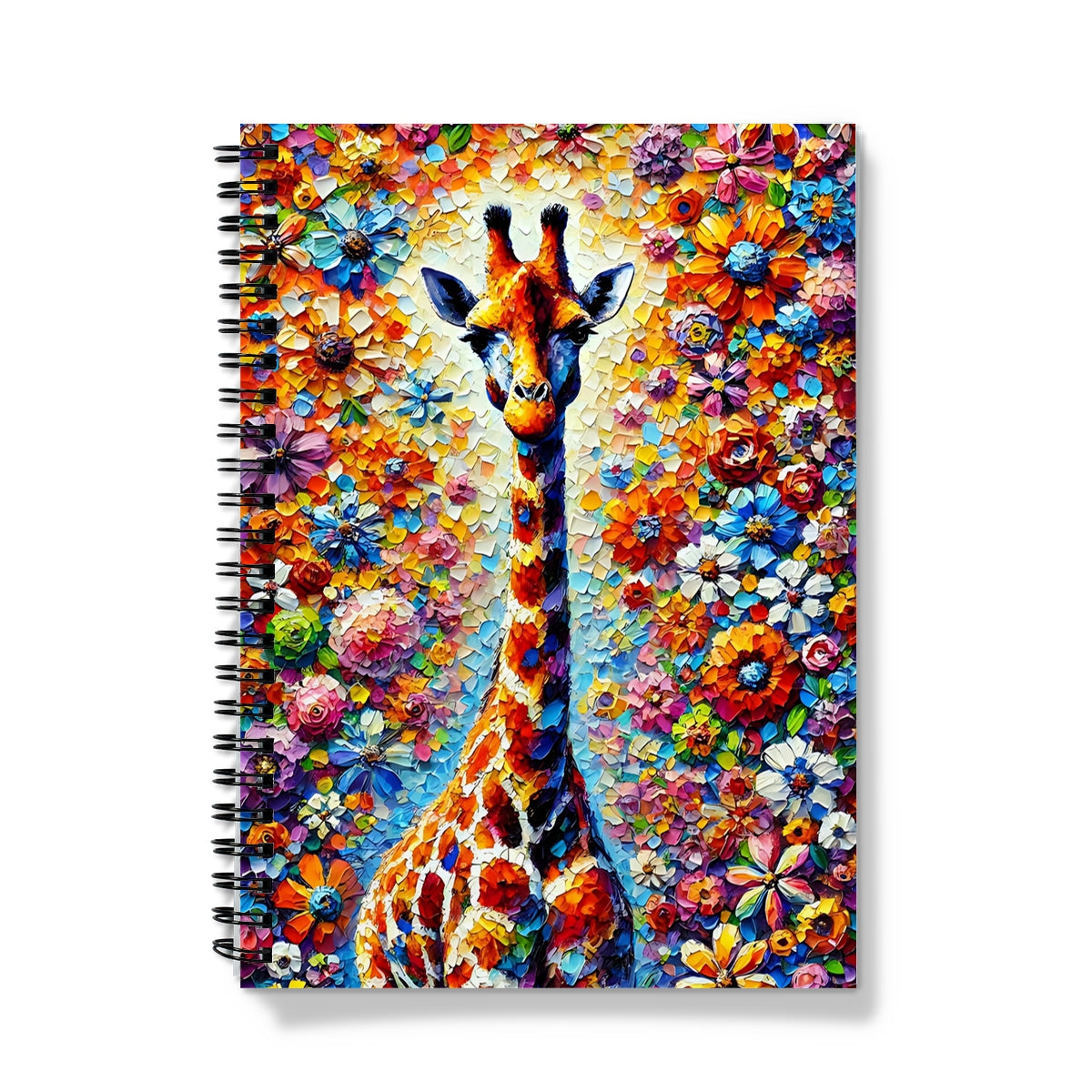 Floral Giraffe Notebook