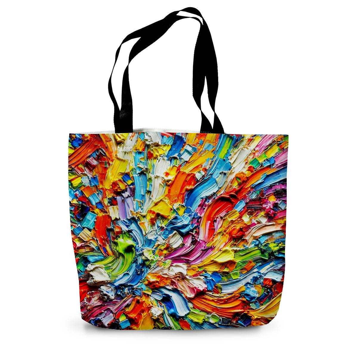 Acrylic Mash-up Canvas Tote Bag