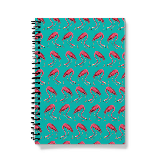 Flamingo Parade Mint Notebook