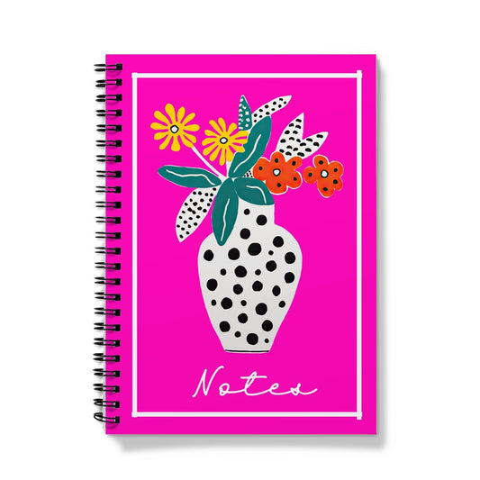 Paperdec Floral Hot Pink Notebook