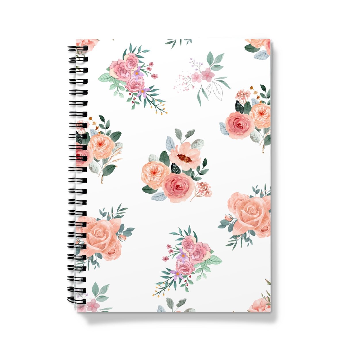 Paperdec White Flower Notebook