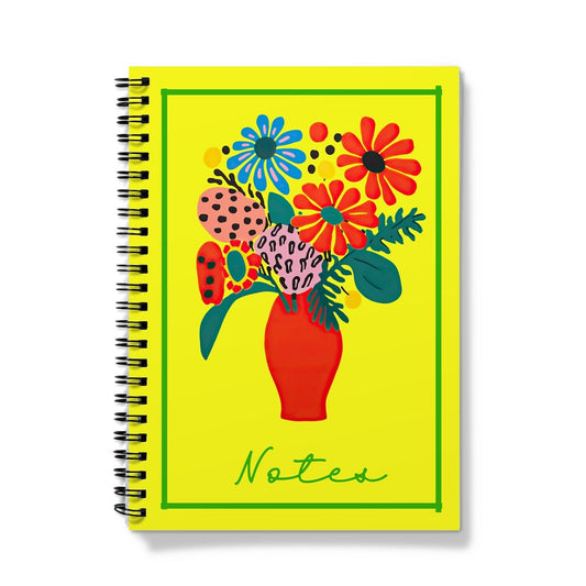Paperdec Yellow Floral Notebook