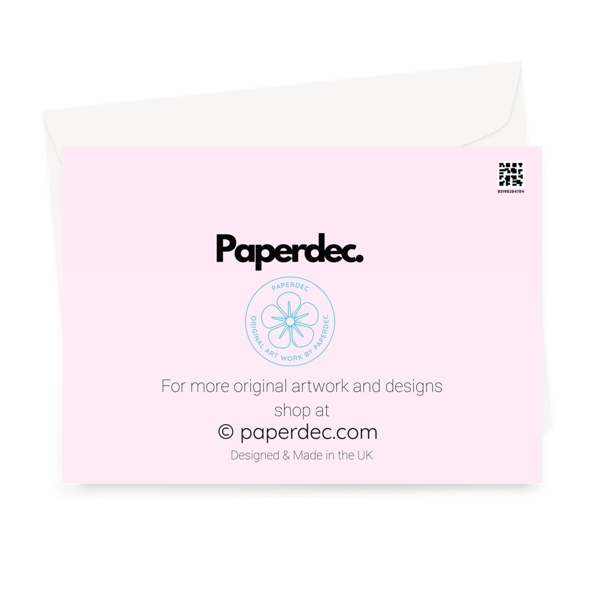 Pink Christmas Ho Ho Ho Greeting Cards - Pack of 10 Cards